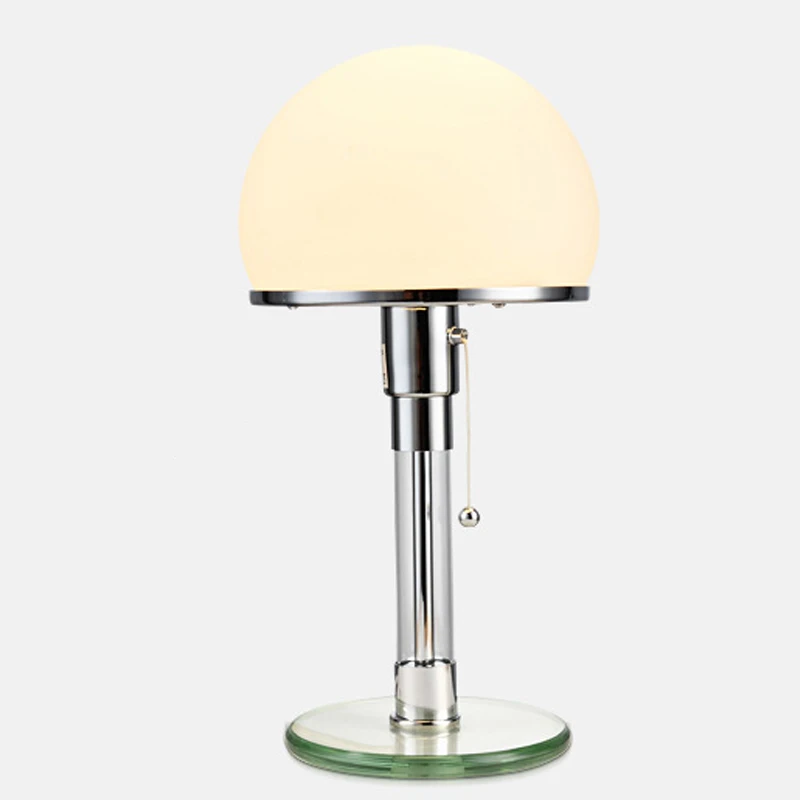 Danish Bauhaus Desk Lamp Nordic Style Simple Lving Room Designer Light Bedroom Bedside Glass Table Nightstand Home Decor | Лампы и