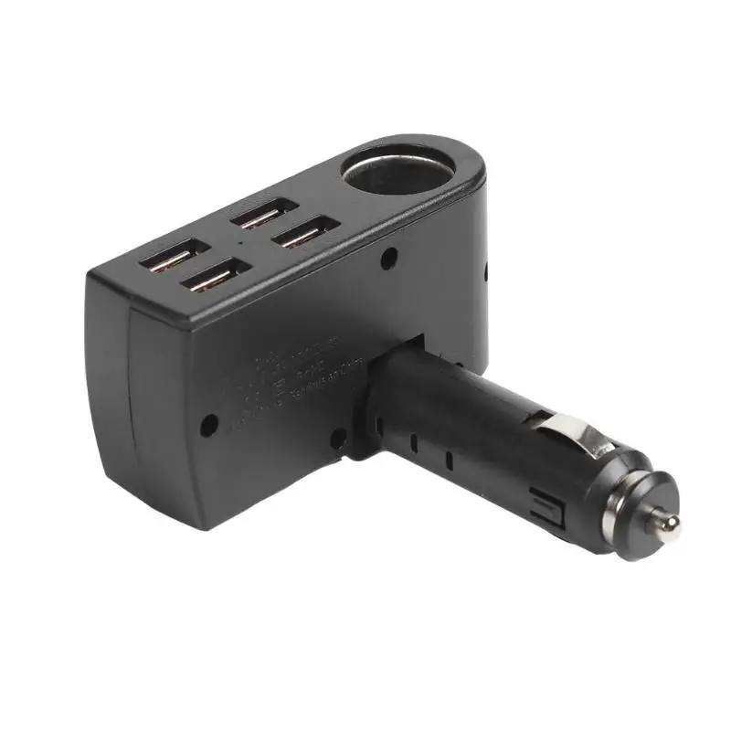 Автомобильное зарядное устройство 4 USB QC 3,0 адаптер для быстрой зарядки прикуриватель