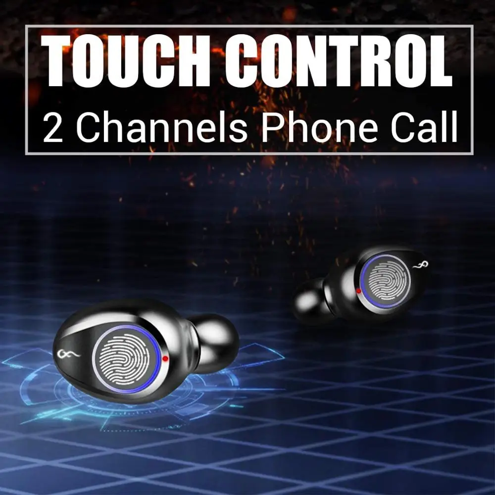 Bluetooth Earphone 5 0 Wireless Earbuds with Mic Charging Case Waterproof TWS Stereo Sport Headphone in Ear Phone Headset Sound
