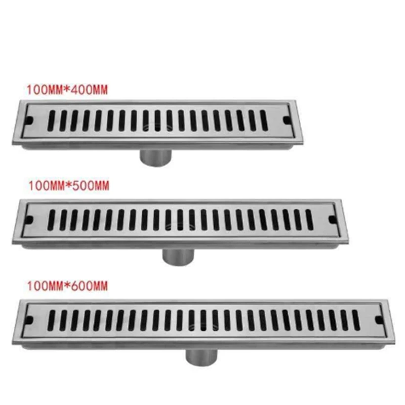 ABSF сток в полу из нержавеющей стали Ванная комната Душ пол длинный квадратный душ большой пол стоки устойчивые к запаху душ Слив крышка R