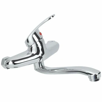 

Wall Mounted Faucet Brass Mixer Chrome plated Adjustable Bathroom Kitchen