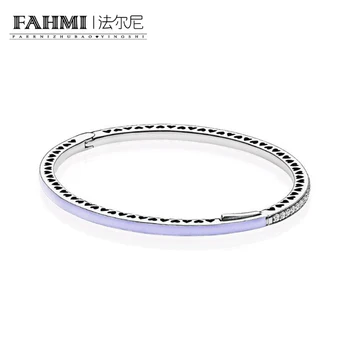 

FAHMI 100% 925 Sterling silver 1:1 Original Authentic 590537EN66 Charm Basic Bracelet Suitable DIY Beaded Women Jewelry