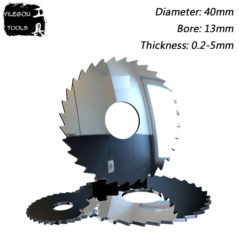 

40 x 13mm x 30 Teeth Alloy Tungsten Steel Milling Cutter. 40mm Carbide Circular Saw Blades Cutting Aluminum, Copper Metal, PDF.