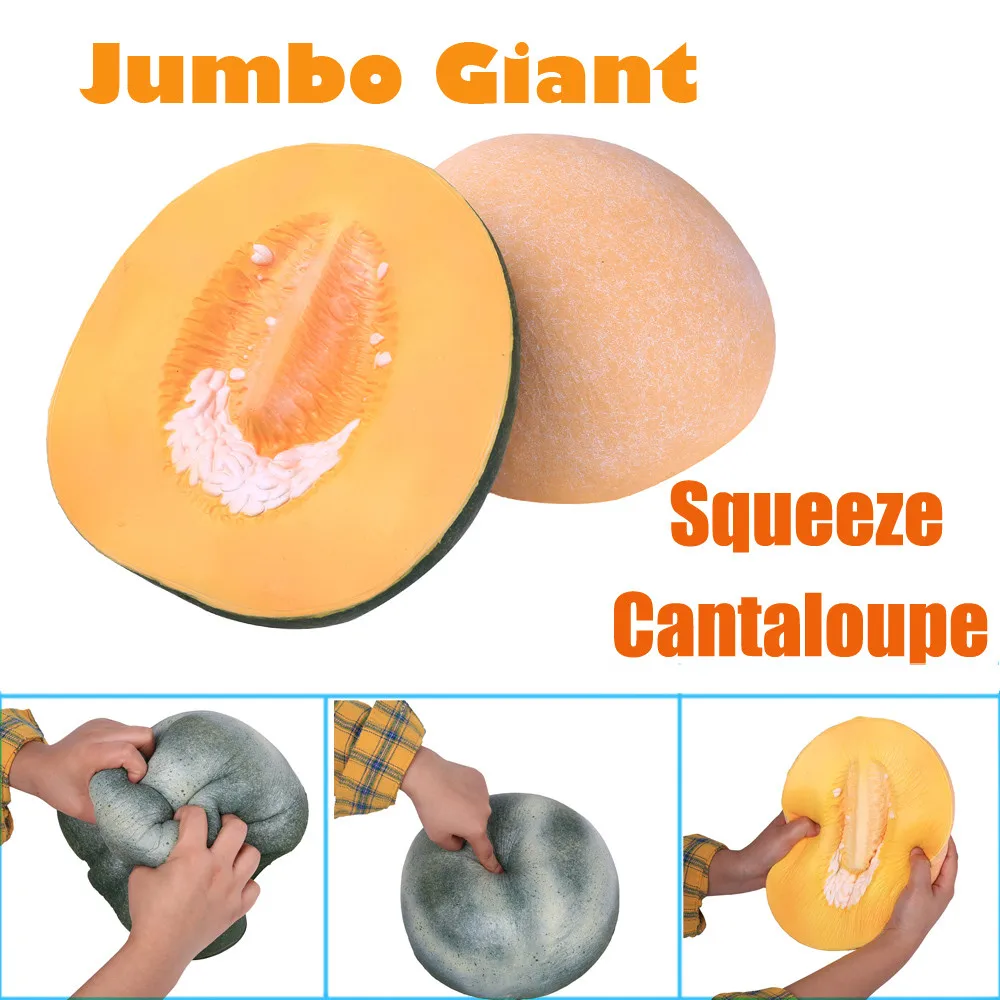 

Oversized Slow Rebound Cantaloupe Jumbo Super Giant Soft Cantaloupe Slow Rising Squeeze Relieve Stress Toy L0110