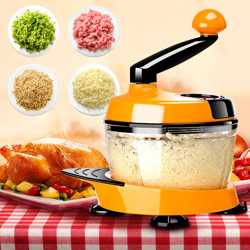 Многофункциональный кухонный Ручной Кухонный комбайн Migecon бытовая мясорубка