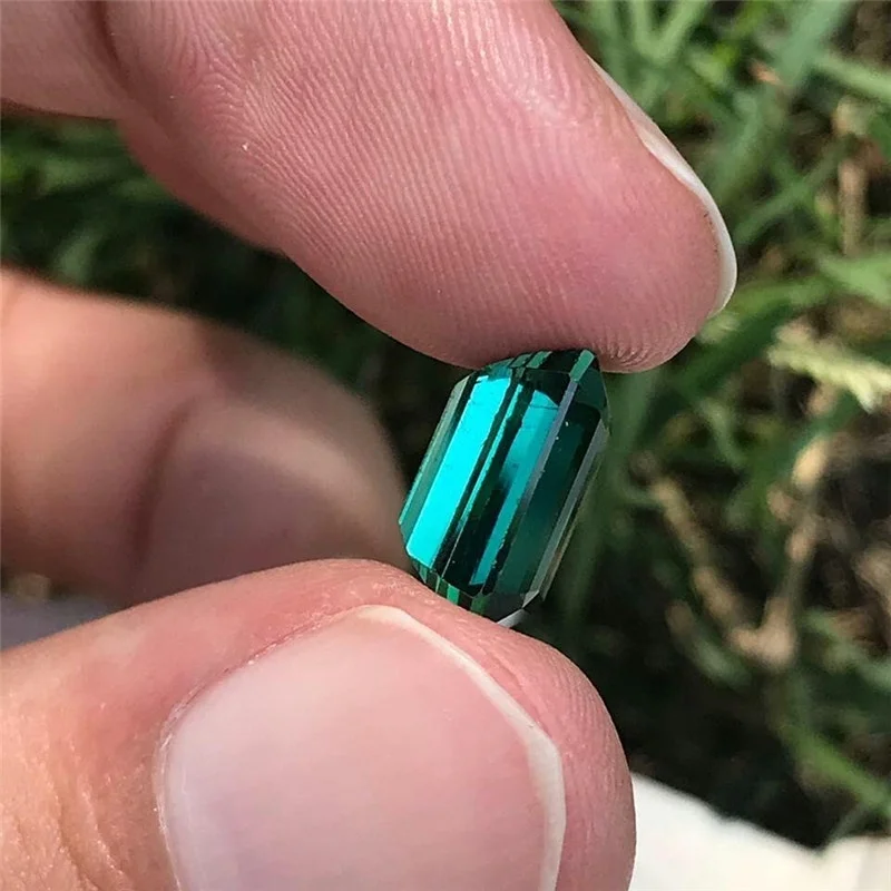 1PCS Stone of Life 3A Colombia Emerald Corundum Spinel Various Shapes Mosaic Jewelry Diy Green Gem AAA 5-7MM