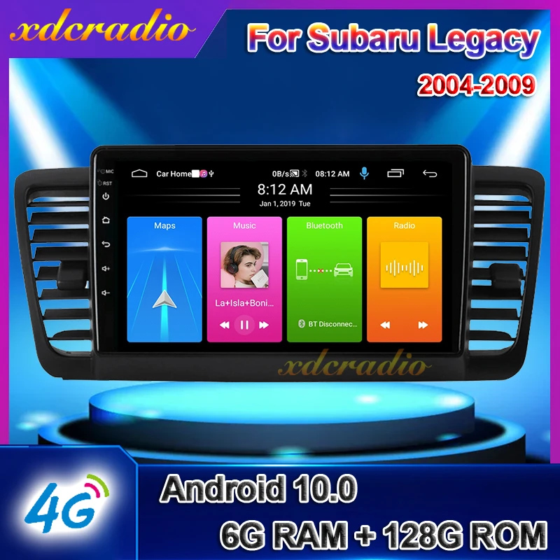 Автомагнитола Xdcradio 9 дюймов Android 10 0 для Subaru Outback 3 Legacy 4 мультимедийный плеер