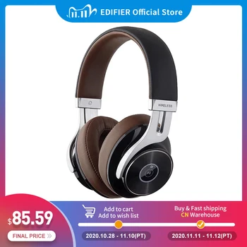 

EDIFIER W855BT Bluetooth Headset Bluetooth NFC pairing & aptX support Convenient on-ear controls&call support Wireless Earphone
