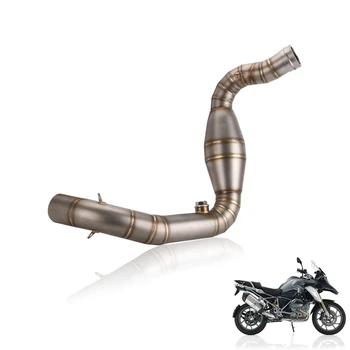 

Motorcycle Exhaust Pipe Muffler Front and Rear Middle Link Tube for Bmw G310R G310Gs 2017-2019 G310R G 310 Gs Sliding Exhaust Pi