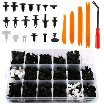 

435Pcs/Set Car Clip Repair Parts Car Snap Driver Sponge Pad Removal Tool Boxed For Ford for Toyota Honda Chrysler