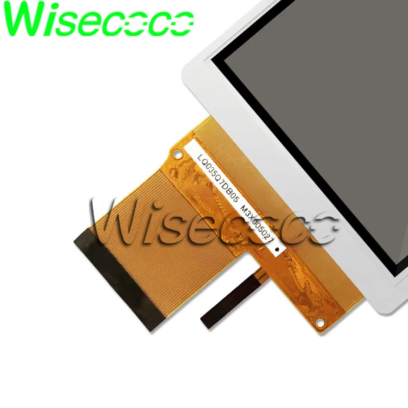 Wisecoco LQ035Q7DB05 3,5 дюймов tft ЖК-панель экран для ручной и КПК солнечного света читаемый дисплей TN трансфлекторный