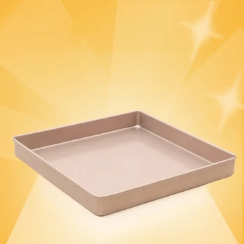 

Baking Biscuing Baking Molds Golden Square Non-stick Baking Pan Cookies Nougat Thickening Shallow Dish