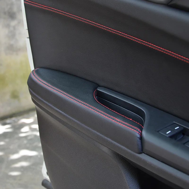 

For Honda Civic 10th Gen 2016 2017 Microfiber Leather Center / Door Handle Panel Armrest Covers Protective Trim