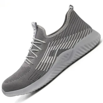 

Fashion Breathable Steel Toe Cap Work Safety Shoes Outdoor Men Anti-slip Deodorant Steel Puncture Proof Construction S33