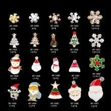 Стиль сплав Маникюр рождественские аксессуары украшения для ногтей Санта-Клаус «Рассвет Справедливости» масла падение