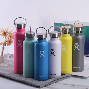 

Tumbler Flask Vacuum Portable Insulated Flask Stainless Steel Water Bottle Wide Mouth Outdoors Sports hydro Bottle 18/21/24oz