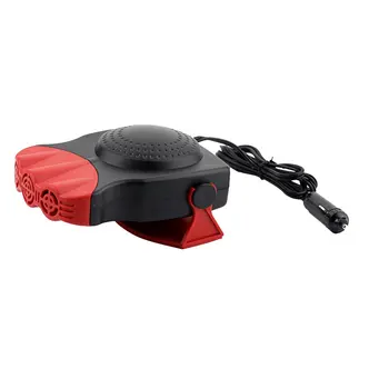 

Auto Car Heater Portable Car Heater Heating Fan With Swing-out Handle Cooling Fan 3-Outlet Defrosts Defogger