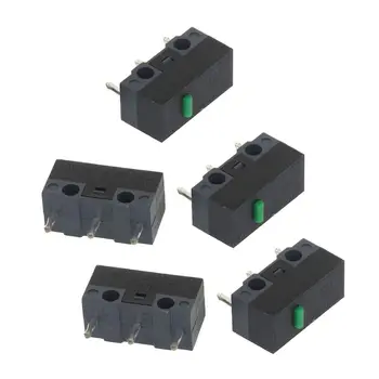 

5Pcs Original HUANO Mouse Micro Switch Micro Button Green Point Silver Alloy Contacts 5 Millions Lifetime LX9B