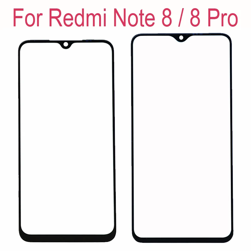 Note 7 6 Pro Передняя панель для Xiaomi Redmi Note 8 Pro Note7 сенсорный экран сенсор Redmi Note6 Pro ЖК-дисплей дигитайзер стеклянная крышка