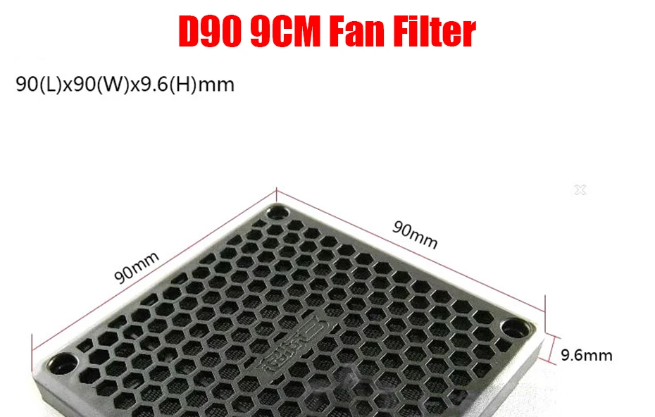 Pccooler 9 см 12 см корпус компьютера Пылезащитный фильтр ПК Вентилятор ПВХ сетка Пылезащитная компьютерная сетка крышка шасси Пылезащитная крышка 120 мм 90 мм