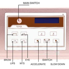 Интеллектуальная Татуировка Макияж машина комплект с татуировки пистолет, панель управления и иголки для бровей Munsu Красота Макияж