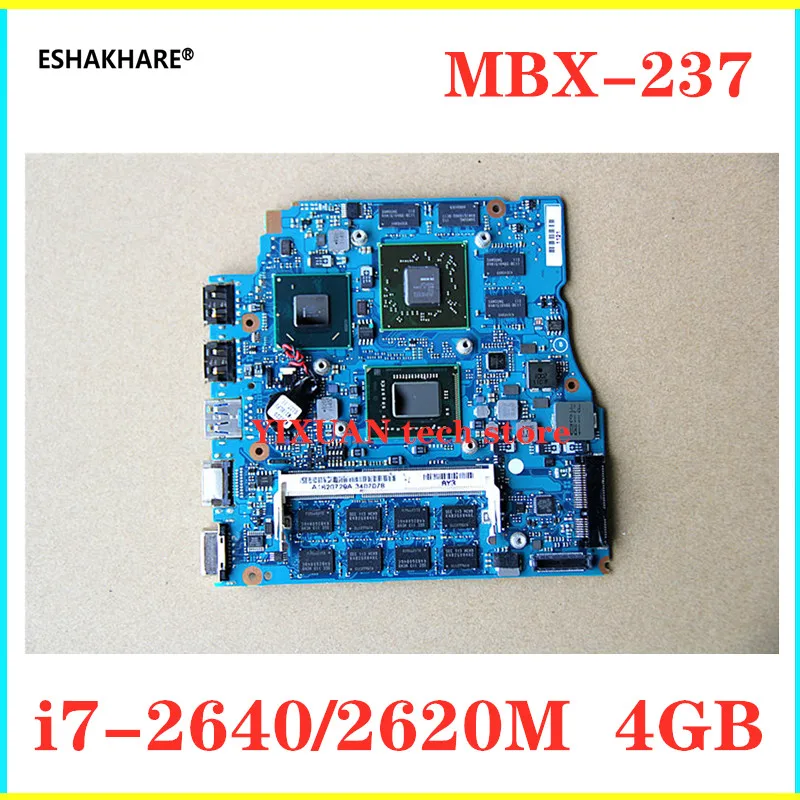 MBX-237 для SONY VPCSE 15,6 polegada материнская плата для ноутбука HM67 A1863472A Com i7-2620M cpu HD6630M 1 ГБ ram 4GM тестовая работа