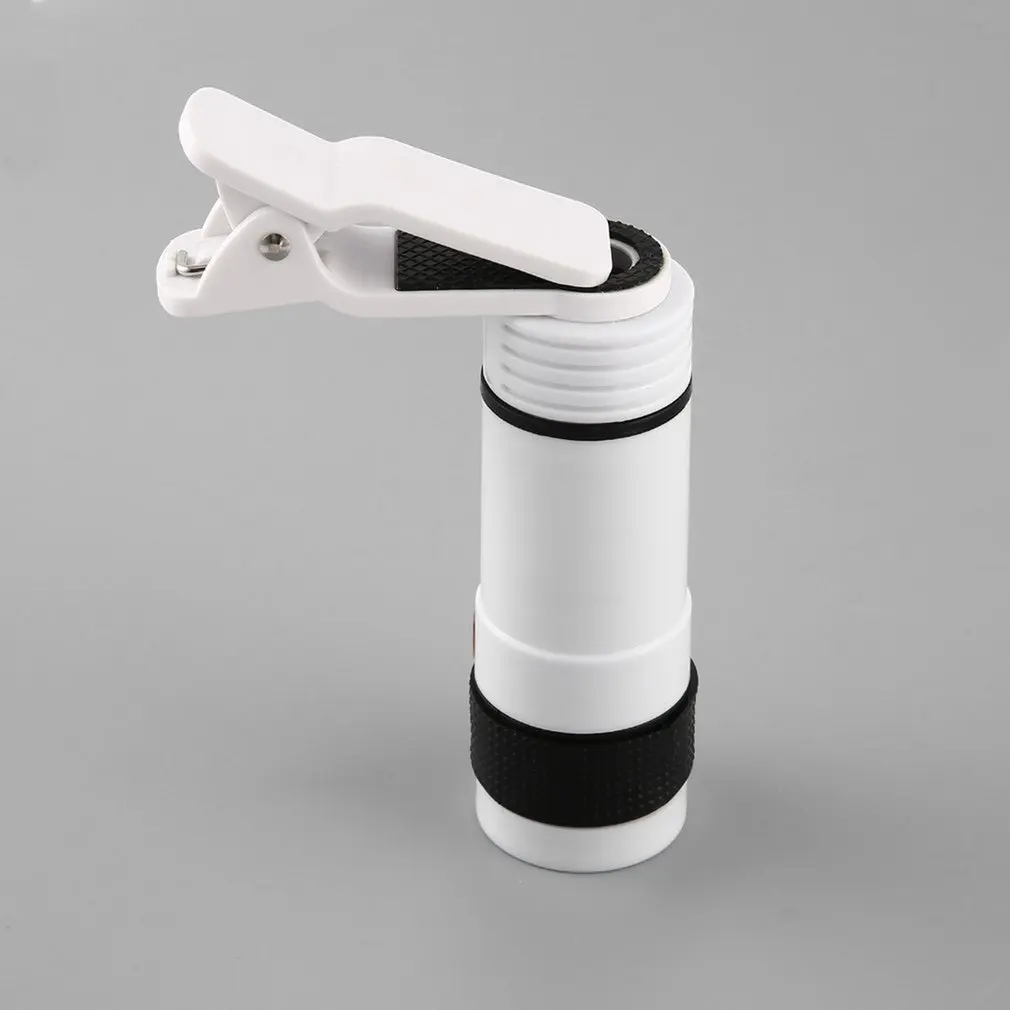 Объектив камеры мобильного телефона 12X зум телеобъектив внешний телескоп с универсальным зажимом для смартфона дропшиппинг
