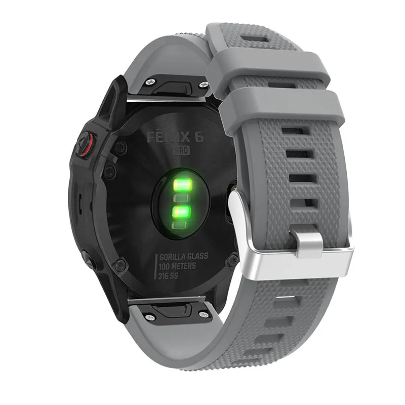 Для Garmin Fenix 6 Pro 5 Plus легкий силиконовый ремешок для часов Garmin Forerunner 935/945 22 мм быстросъемный браслет