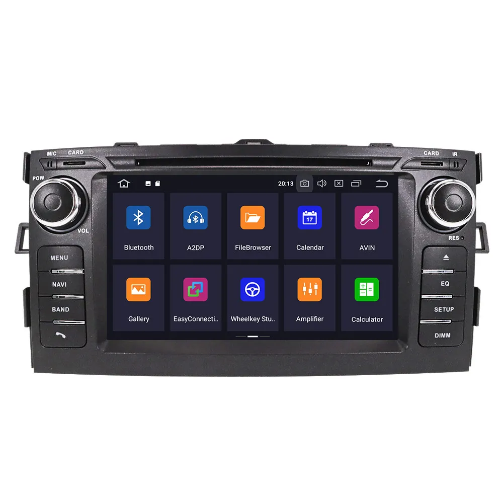 PX6 4+ 64 Android 9,0 автомобильный стерео Мультимедийный dvd-плеер gps для Toyota Auris 2006-2012 радио gps Navi BT аудио головное устройство карта