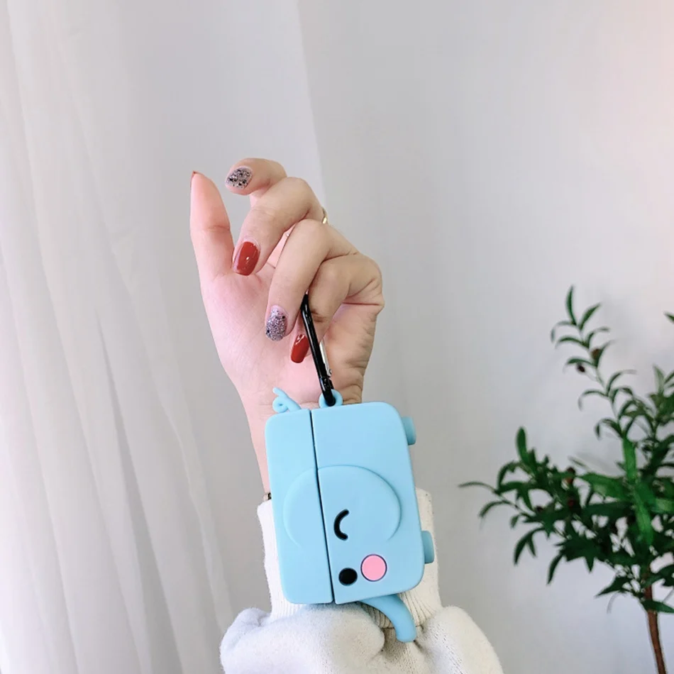 Чехол для наушников с цветами для Airpods Pro, силиконовый чехол, красивое с медведем и собакой Мультяшные наушники/Earpods, чехол для Apple Air pods Pro 3, чехол s