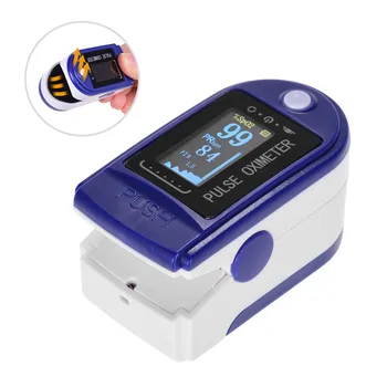 

High Quality Finger Pulse Oximeter Blood Oxygen Monitor Oxygen Saturation Monitor Shipping within 24hours (without Battery)