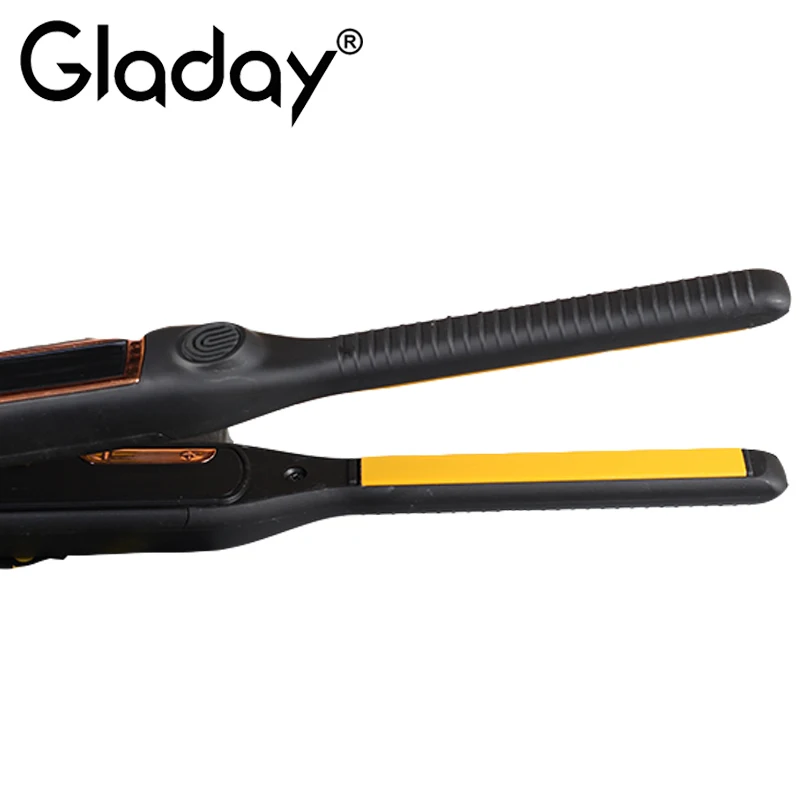 Gladay мини выпрямитель плоский утюжок профессиональный Мужской выпрямление быстрый нагрев Волос Плоский Электрический Выпрямитель для волос
