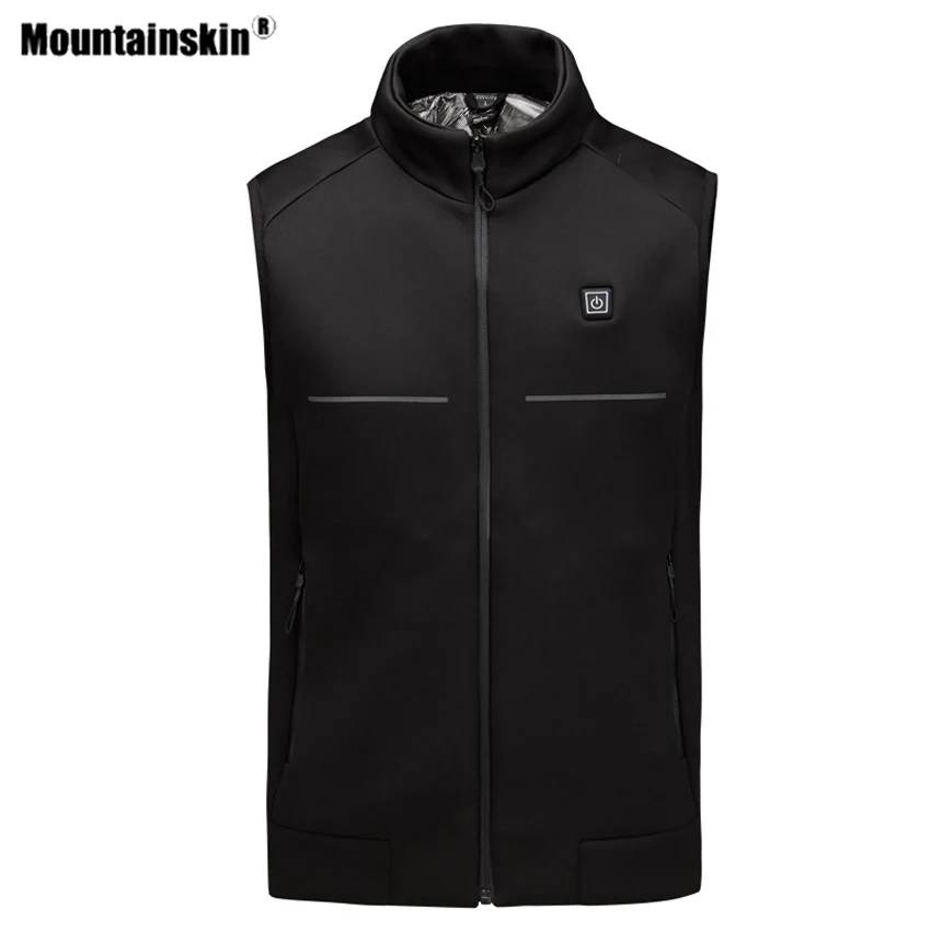 Mountainskin, мужской, женский, USB, умный, нагревательный жилет, для походов, без рукавов, куртки, для спорта на открытом воздухе, жилет, для катания на лыжах, мужские пальто, VA485