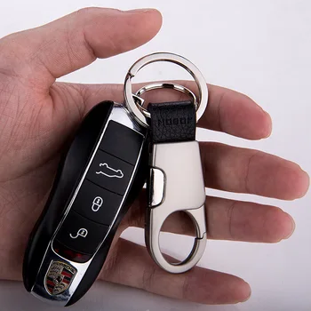 

Metal High-End Key Ring Car Accessories Key Chain for Chevrolet Cruze Suzuki Sx4 Kia Optima K5 Audi A3 Keychain Auto Decoration