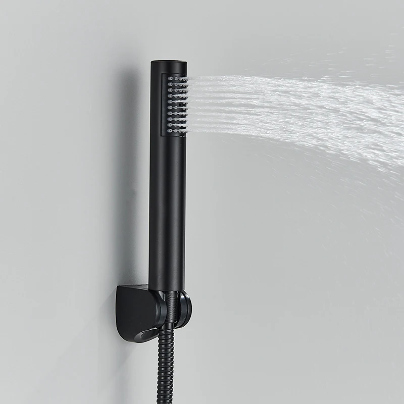 Thermostatic Shower Faucet Set Wall Mounted Bathroom Faucet Mixers Taps Bathtub