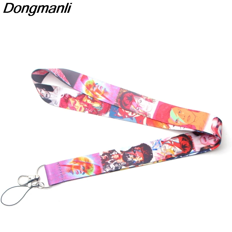 PC168 Давид Боуи бейдж со шнурком ID Lanyards/Мобильный телефон Веревка/ключ нашейные ремешки Ремешки
