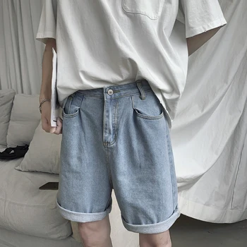 

Casual Shorts Men Jeans Beach Streetwear Summer Ripped Denim Low Waist Jeans Retro Zipper Fashion Sexy Bermuda Harajuku EE5DK