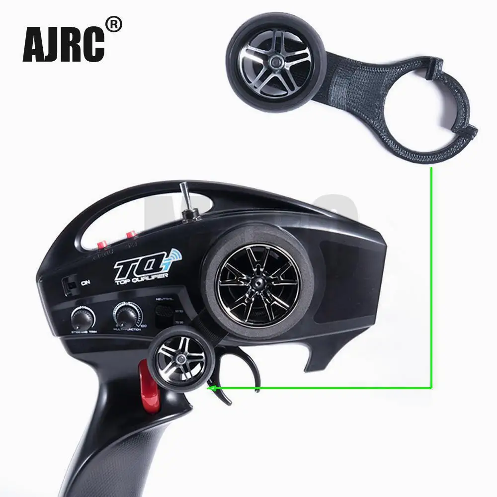 

AJRC TQI One-Hand Steering Wheel Controller for 1/10 Rc Tracked Vehicle Traxxas SUMMIT X-MAXX E-REOV Trx4 BRONCO Trx-6 Tactics