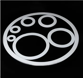 

10pcs 3mm Thick PTFE Flat Washer Gasket Spacer Sealing For Pressure Gage Inner Diameter18-1020mm Outside Diameter45-1124mm