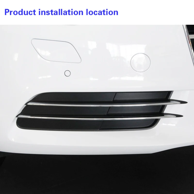 4GD807681 4GD807682 لأودي A6 C7 2012-2015 شبكة غطاء مصباح الضباب تحت المصد الأمامي مصباح السيارات الضباب إطار المصباح