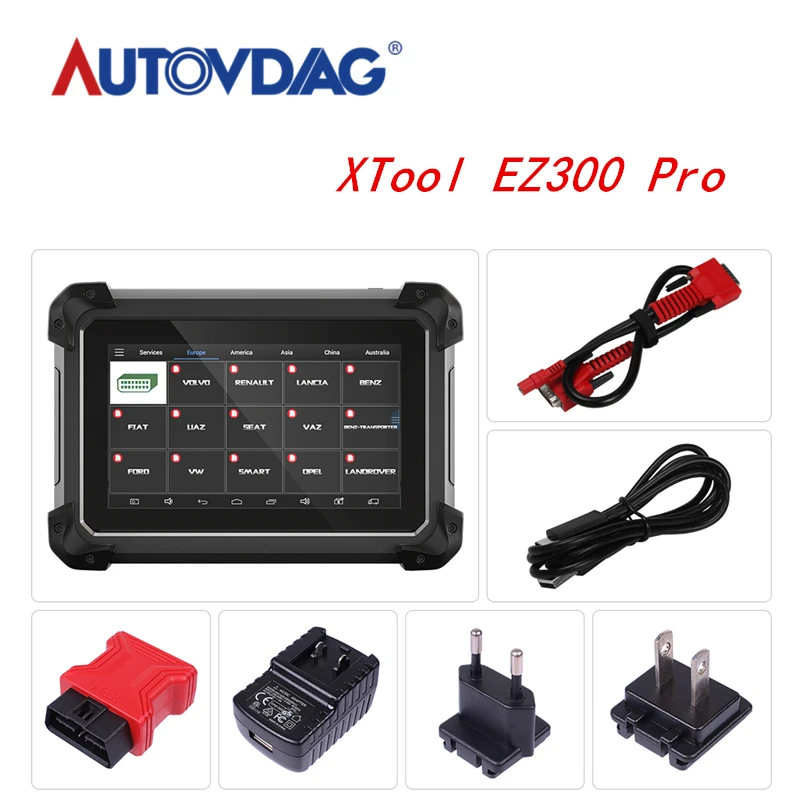 XTool EZ300 Pro с 5 системами Диагностика двигателя автомобиля ABS SRS трансмиссия и TPMS