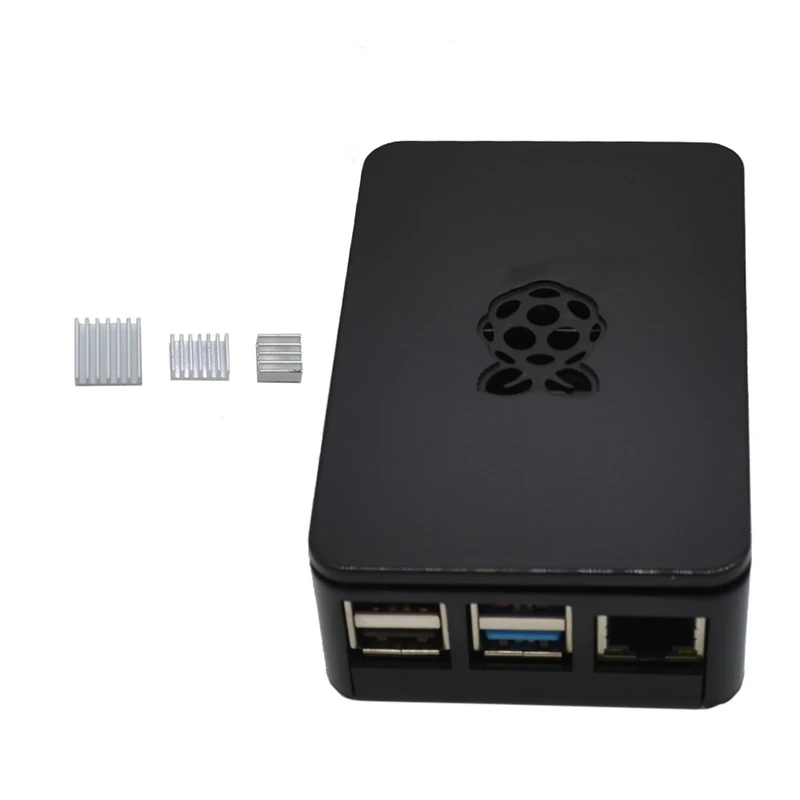 Для Raspberry Pi чехол Корпус коробка V4 с радиатором для Raspberry Pi 4B