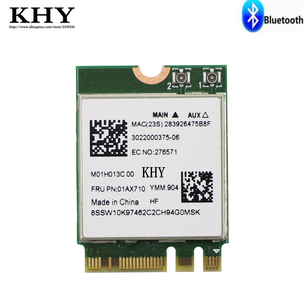 Беспроводной CBT 8821CE Bluetooth 4,0 для Thinkpad 01AX709 01AX710 01A718 01AX774 01AX795 00JT475 01AX763 01AX731 01AX764