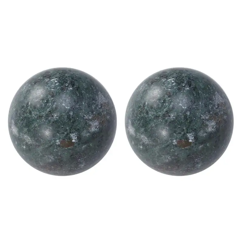 Massage Baoding Balls Chinese Health Exercise Jade Hand For Adults 2Pcs massage tool ball massager