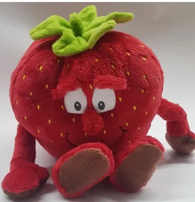 streberry Плюшевые Новые фрукты овощи мини черника мини Баклажан мини каррорт плюшевые игрушки милые хорошее качество фестиваль подарок - Color: streberry