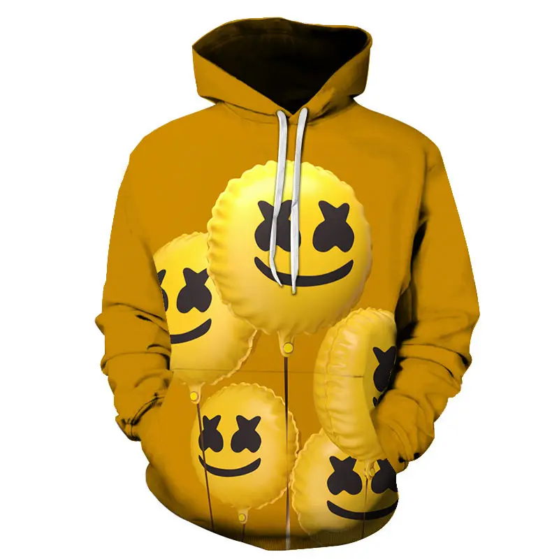 Photo Color 3D печать Новые мужские и женские модные толстовки marshmello электрическая толстовка с капюшоном для ди-Джея Мужская Повседневная Толстовка - Цвет: Photo Color