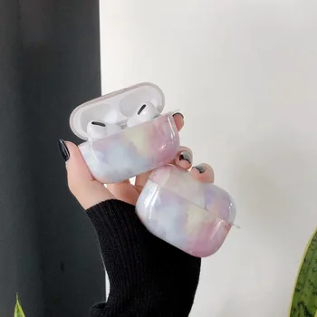 

For AirPods Pro Case Pink Marble Soft Silicone Wireless Earphone Cases For Apple Airpod pro Case Cute Cover Funda