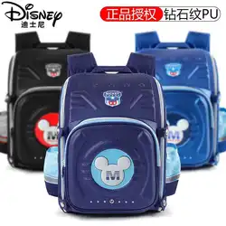 Disney Mickey school bags for boys breathable orthopdeic backpack large capacity water proof primary school student shoulder bag