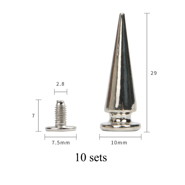 10x29mm 10 наборов/упаковок легированных заклепок H-103 - Цвет: 10x29mm