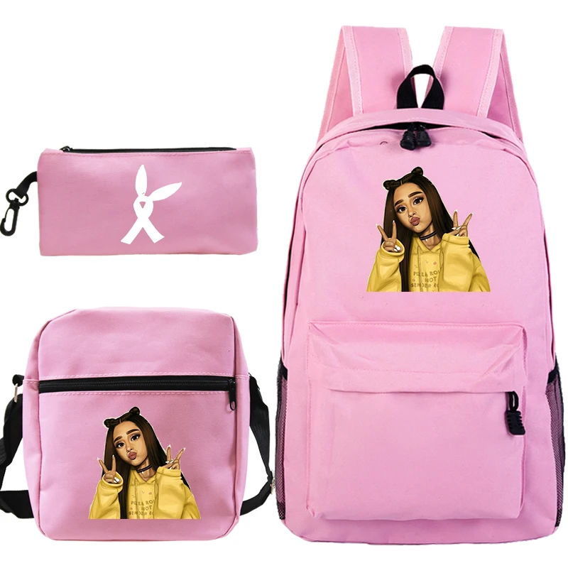 Модная сумка Mochila Ariana Grande, рюкзак с принтом, школьная сумка для мальчиков и девочек, сумка для путешествий/ноутбука, сумка с ручкой через плечо, сумка - Цвет: bagpack 10